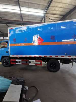 江鈴藍色4米2藍牌危運車 三類危險品運輸的合規之選與價格解析